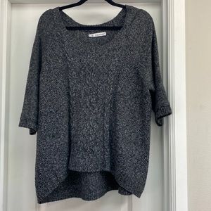 Maurices Gray Short Sleeve Sweater size 2